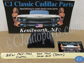 NEW 1965 1966 CADILLAC DEVILLE ELDORADO FLEETWOOD CALAIS DASH IN-CAR TEMP SENSOR GRILL COVER TRIM - BLACK